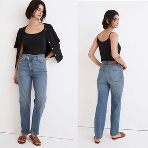 Madewell New Perfect Vintage Straight Jean: Crossover Edition Malvern Wash 26